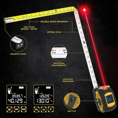 2-in-1 Digital Laser Measuring Tape™ - Faisly