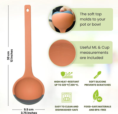 Scoups™ (3 - in - 1 Silicone Utensil) - Faisly