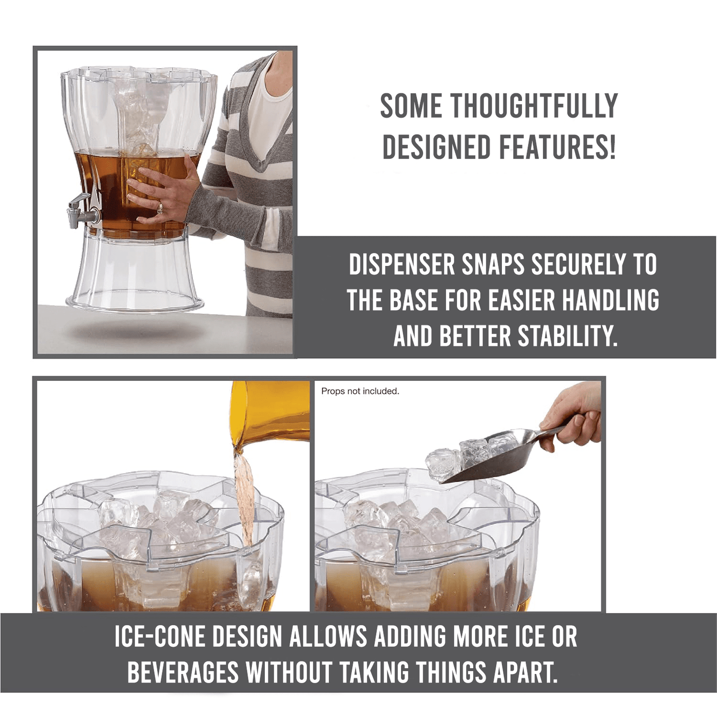SmartServe™ (3.5 - Gallon Drink Dispenser) - Faisly