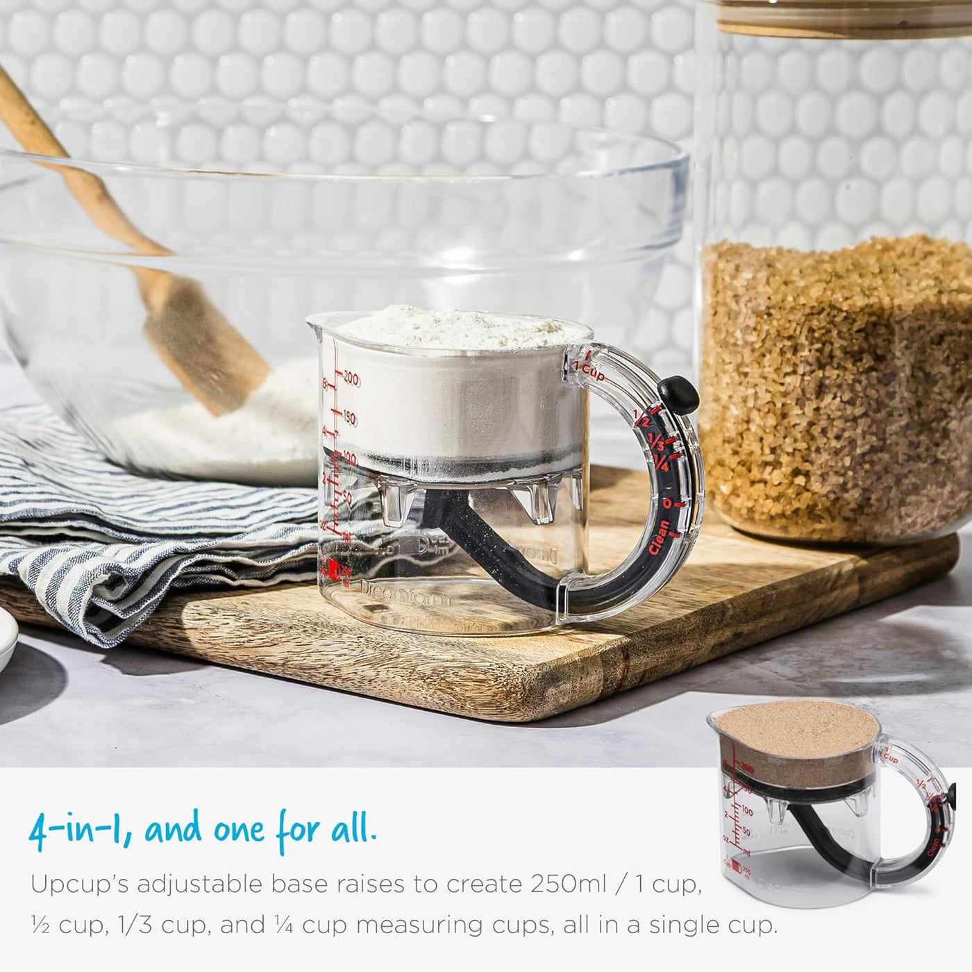 UpCup - Adjustable Measuring Cup™ - Faisly